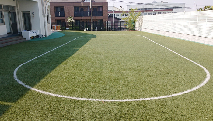 第二光の峰保育園 園庭人工芝整備工事 ソイルリサイクル工業 第二光の峰保育園 園庭人工芝整備工事 ソイルリサイクル工業